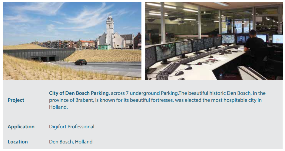 Elbex Technologies - City of Den Bosch Parking - Den Bosch, Holland Elbex Technologies - City of Den Bosch Parking - Den Bosch, Holland