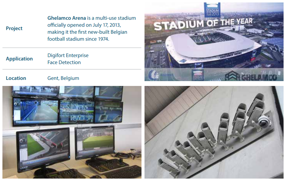 Elbex Technologies - Ghelamco Arena - Gent, Belgium Elbex Technologies - Ghelamco Arena - Gent, Belgium